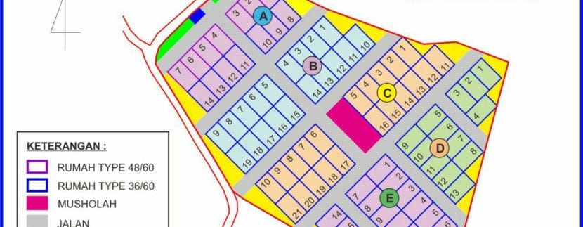 Denah Sepatan View Residence