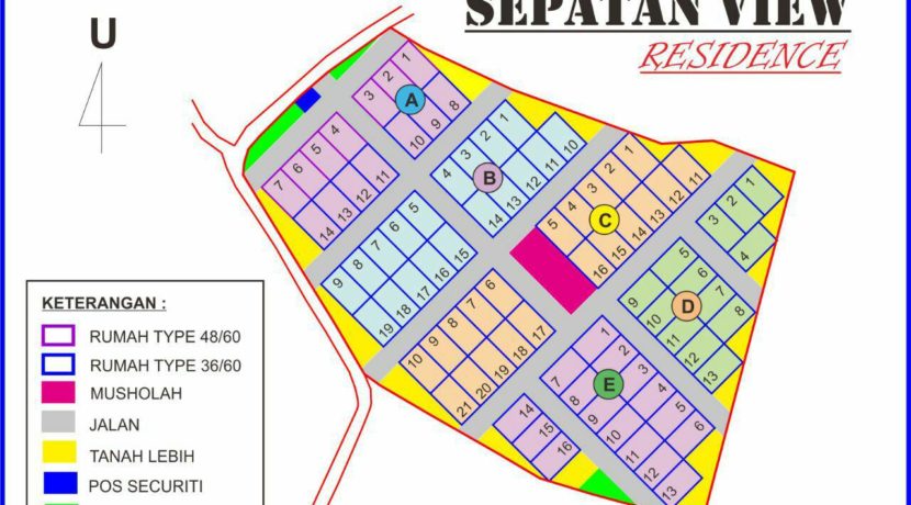 Denah Sepatan View Residence