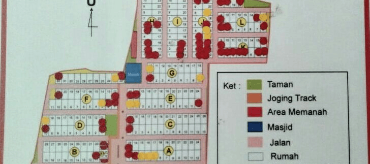 Site Plan Nuansa Alam Rajeg