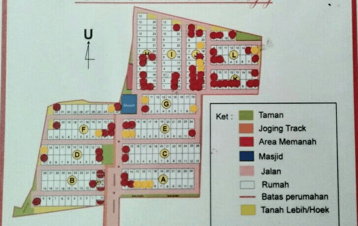 Site Plan Nuansa Alam Rajeg