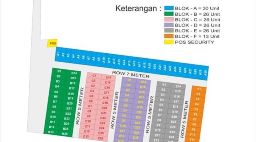 Site Plan Green Artha Sukamekar