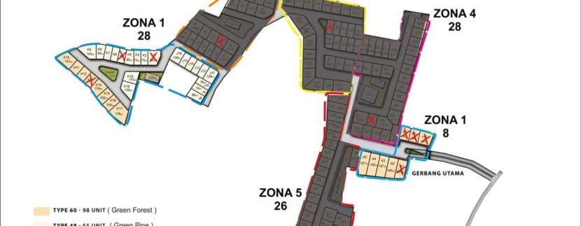 Siteplan-Pakansari-Green-City