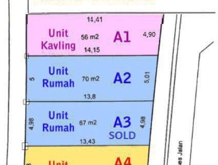 Site Plan D'Barkhati Jagakarsa