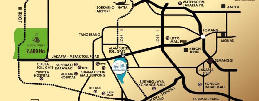 Lokasi Suvarna Sutera
