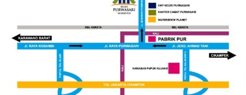 Bumi-Purwasari-Residence-Peta-Lokasi