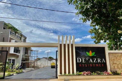 Gerbang DeAzra Residence Jatiasih 488x326 - De'Azra Residence cluster aparthouse di Jatiasih Kota Bekasi