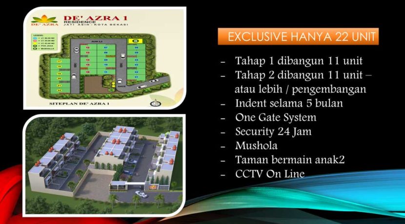 Sitemap-De'Azra-Residence-Jatiasih