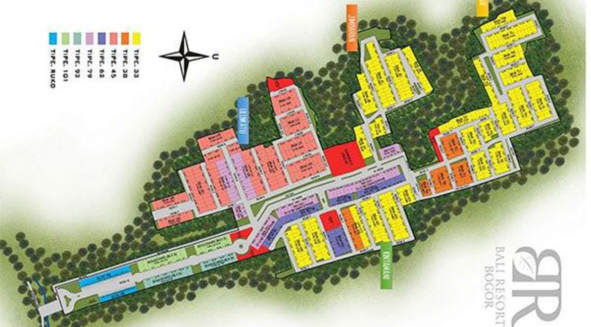 Site-Plan-Bali-Resort-Bogor