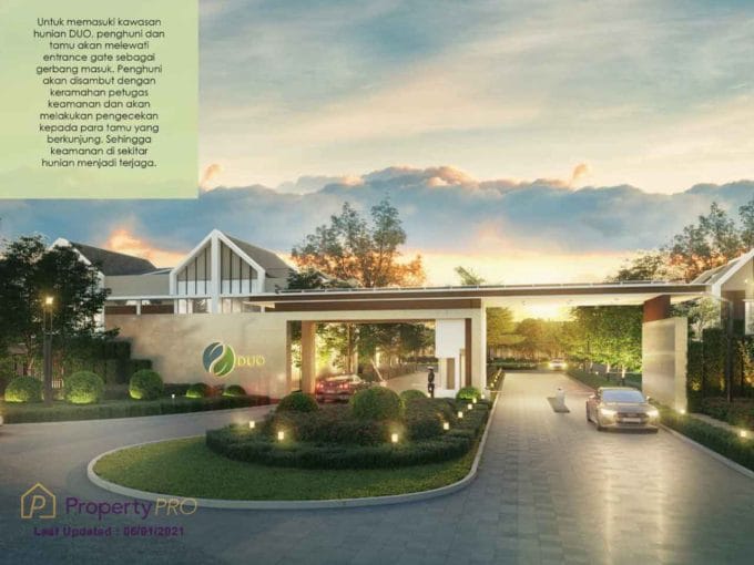 rumah 2 fasad Duo Telaga Bestari