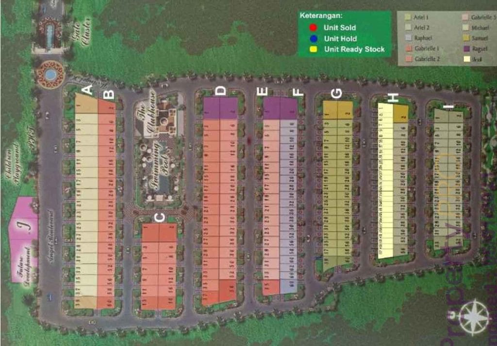 Tampak Site Plan Angel Residence