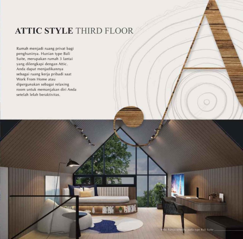 Detail design attic room 1024x1006 - Bali Resort Tangerang rumah minimalis dekat Bandara Soetta