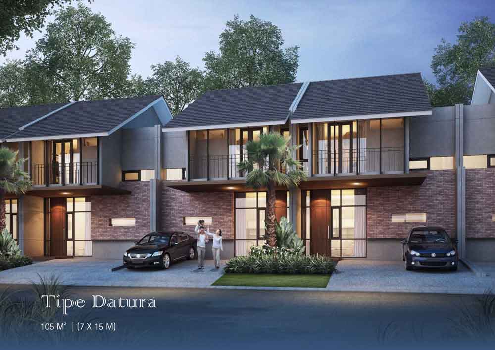 Type Datura - Rumah minimalis siap huni di cluster Dakota Suvarna Sutera