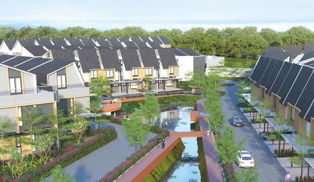 rumah bernuansa bali di serpong