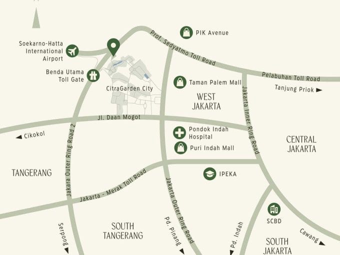 rumah dekat Bandara Soekarno Hatta