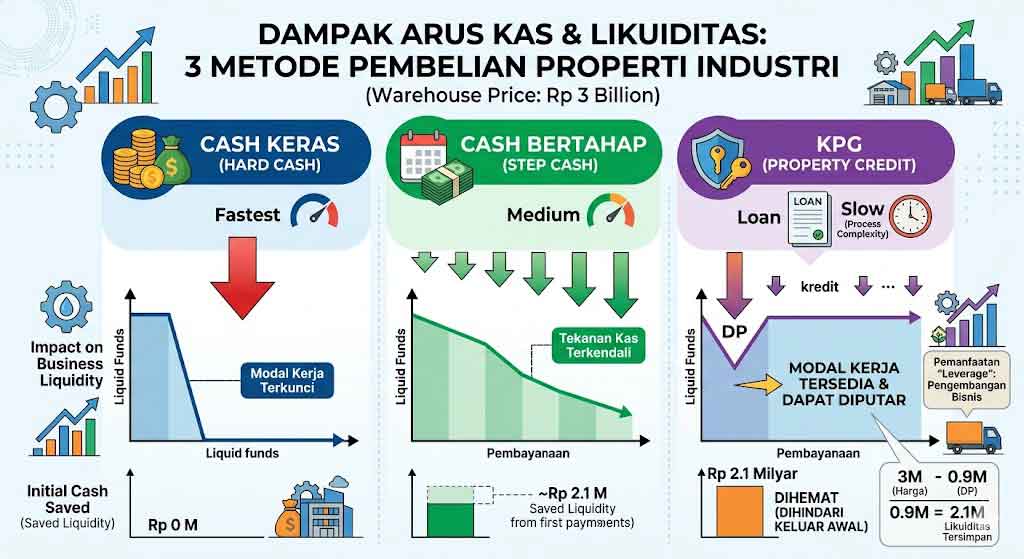 Ilustrasi Beli Gudang CashBertahap dan KPG