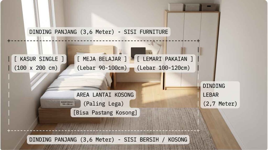 rumah 3 kamar tidur di tangerang